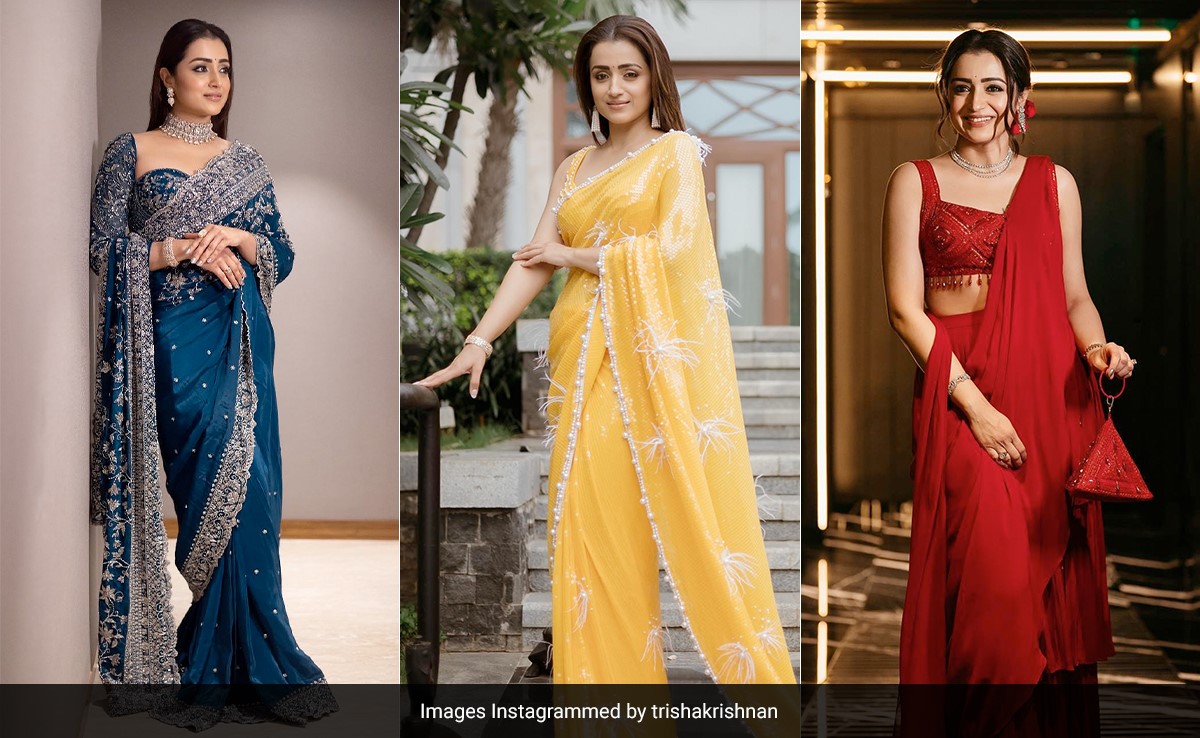 Happy Birthday Trisha Krishnan: 7 Times Trisha Krishnan's Sarees Were Straight Out Of A Page From Her Enchanting Ethnic Diary