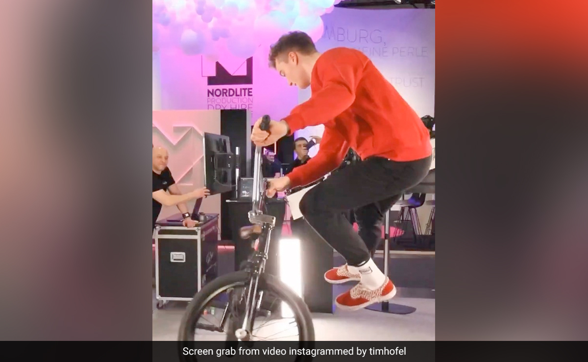 Watch: Amazing Cycle Trick Caught on 77 Cameras, Internet Goes Crazy