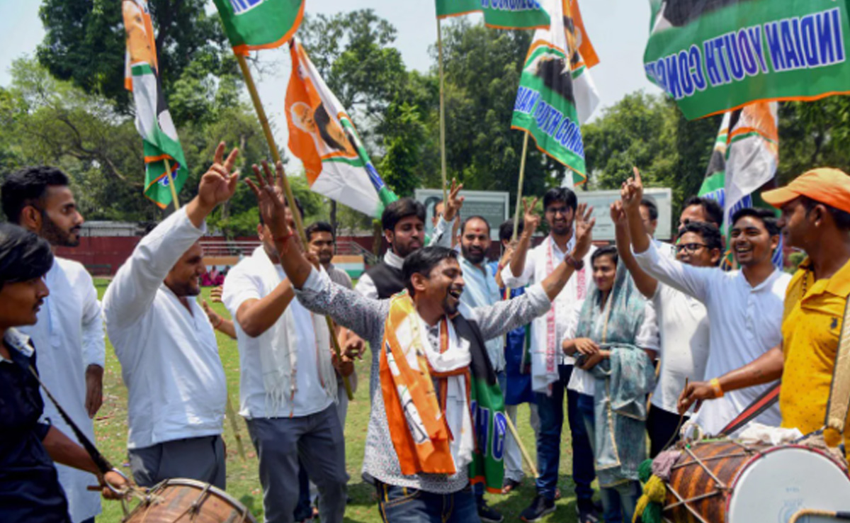 Sweets, Fanfare, Crackers: Big Celebrations As Congress Inches Towards Victory