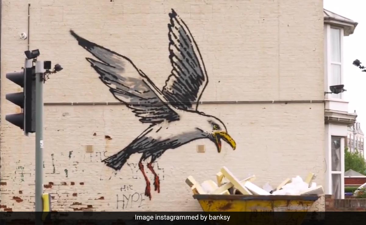 Last Section Of Banksy Seagull Mural Wall In UK Removed, Home Owners Talk About Nightmare