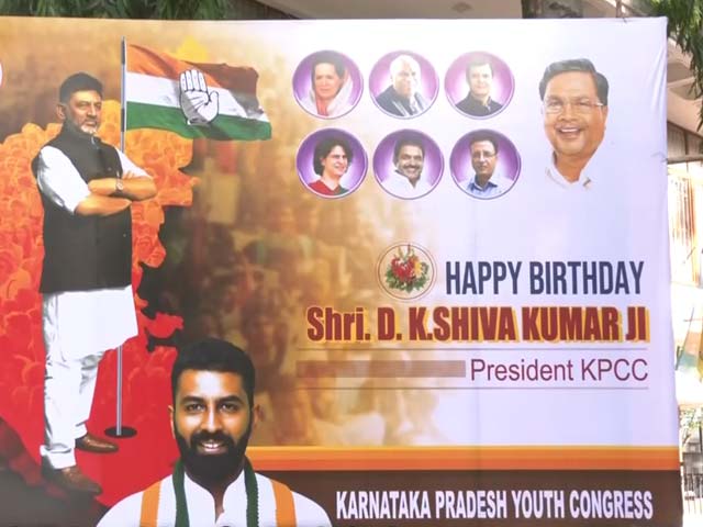 Amid Suspense Over Key Post, Supporters Greet DK Shivakumar On Birthday