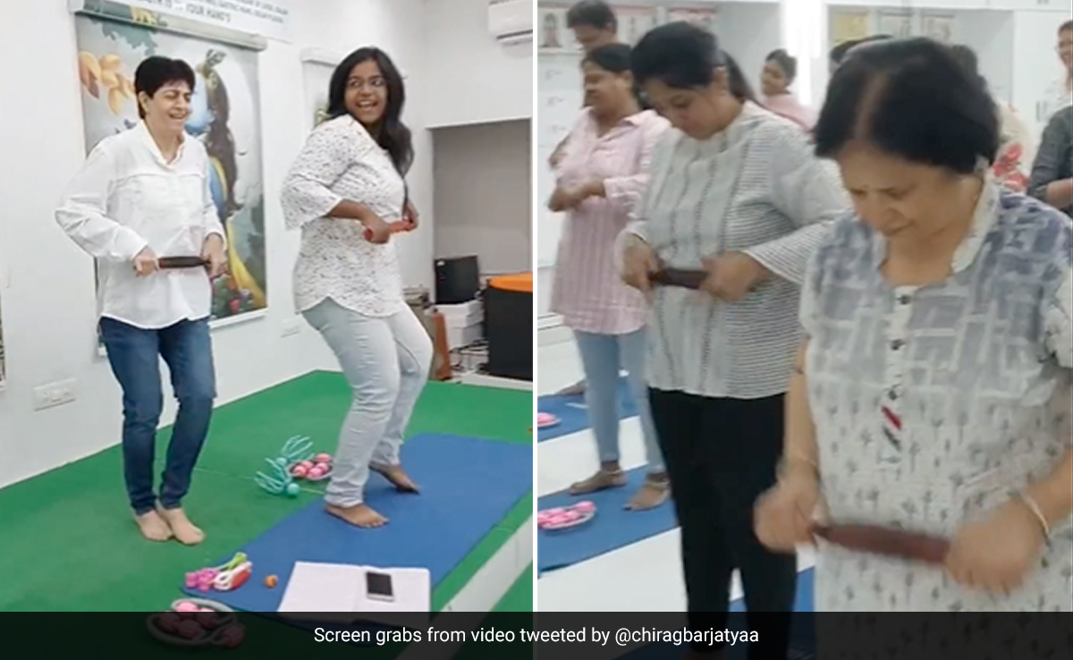 पेट की चर्बी को कम करने के लिए अनोखा वर्कआउट, पेट पर बेलन रगड़ते दिखे लोग, यूजर्स को याद आया 3 इडियट्स का सीन