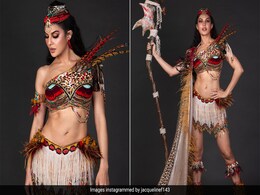 In Feathers, Beads And Animal Prints, Jacqueline Fernandez Shows Us What It's Like To Be Tribal Warrior Chic In Feathers, Beads And Animal Prints, Jacqueline Fernandez Shows Us What It's Like To Be Tribal Warrior Chic