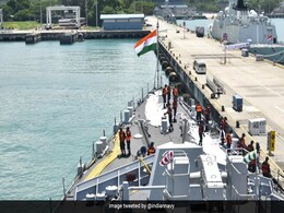 2 Indian Navy Ships Reach Singapore To Participate In ASEAN-India Exercise 2 Indian Navy Ships Reach Singapore To Participate In ASEAN-India Exercise