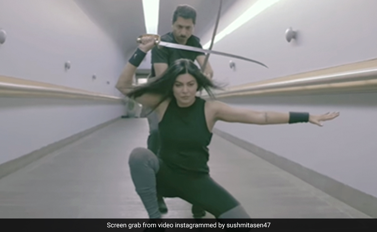 Sushmita Sen Trains In <i>Kalaripayattu</i> For <i>Aarya 3</i>. Watch