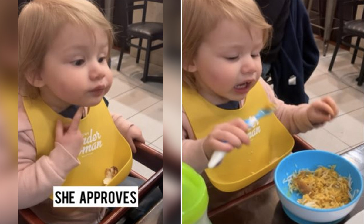 Dal Chawal, Papad And More - Baby Enjoys Indian Food In New York