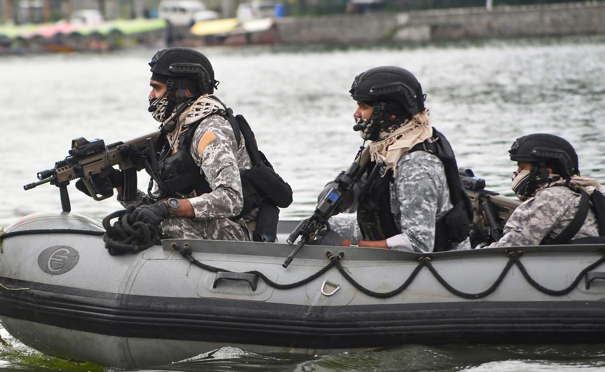 Marines Around Dal Lake, Elite NSG Personnel As Srinagar Preps For G20 Meet