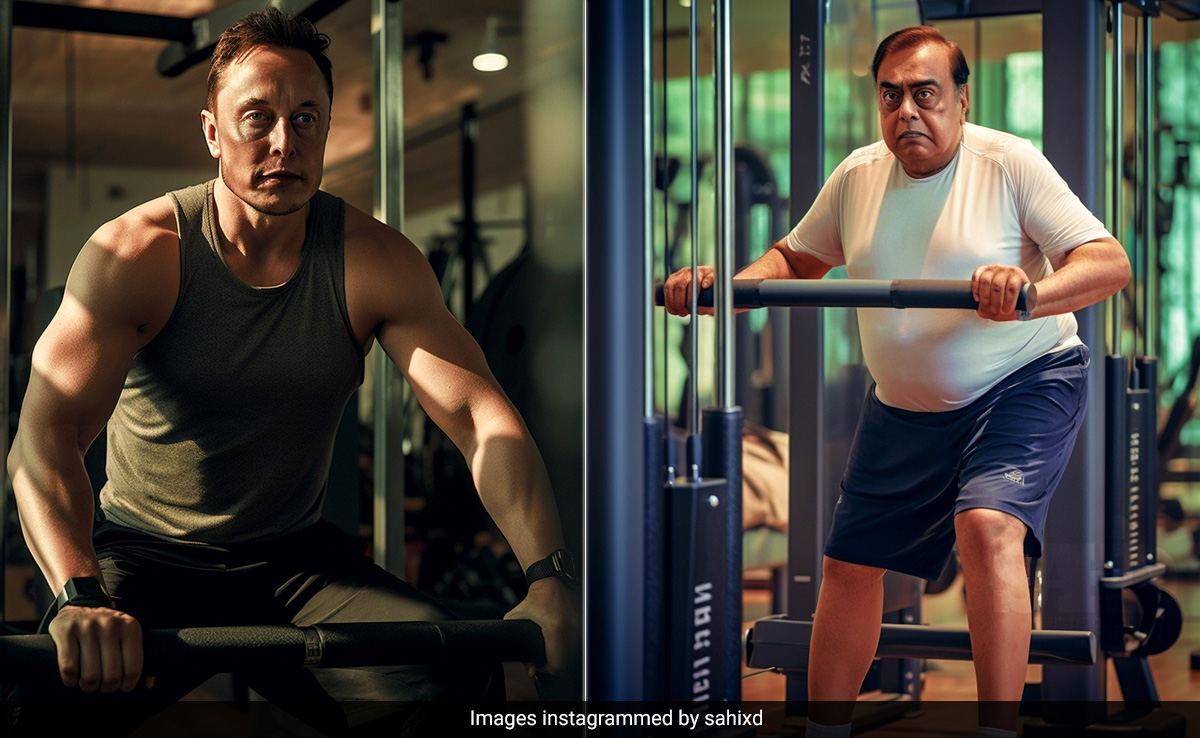 AI Artist Imagines "Billionaires Hitting The Gym". Here's How They Look