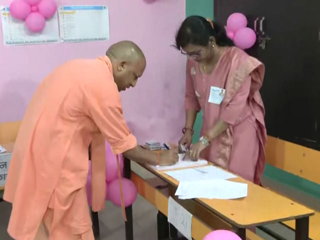 UP Civic Body Polls: Chief Minister Yogi Adityanath Casts His Vote