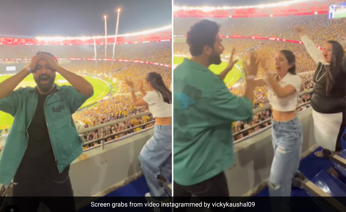 IPL 2023 Final: Vicky Kaushal And Sara Ali Khan's Viral-Worthy Reaction To CSK's Win