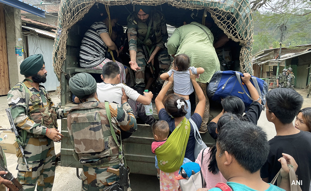 23,000 Rescued By Army, Assam Rifles From Violence-Hit Areas In Manipur