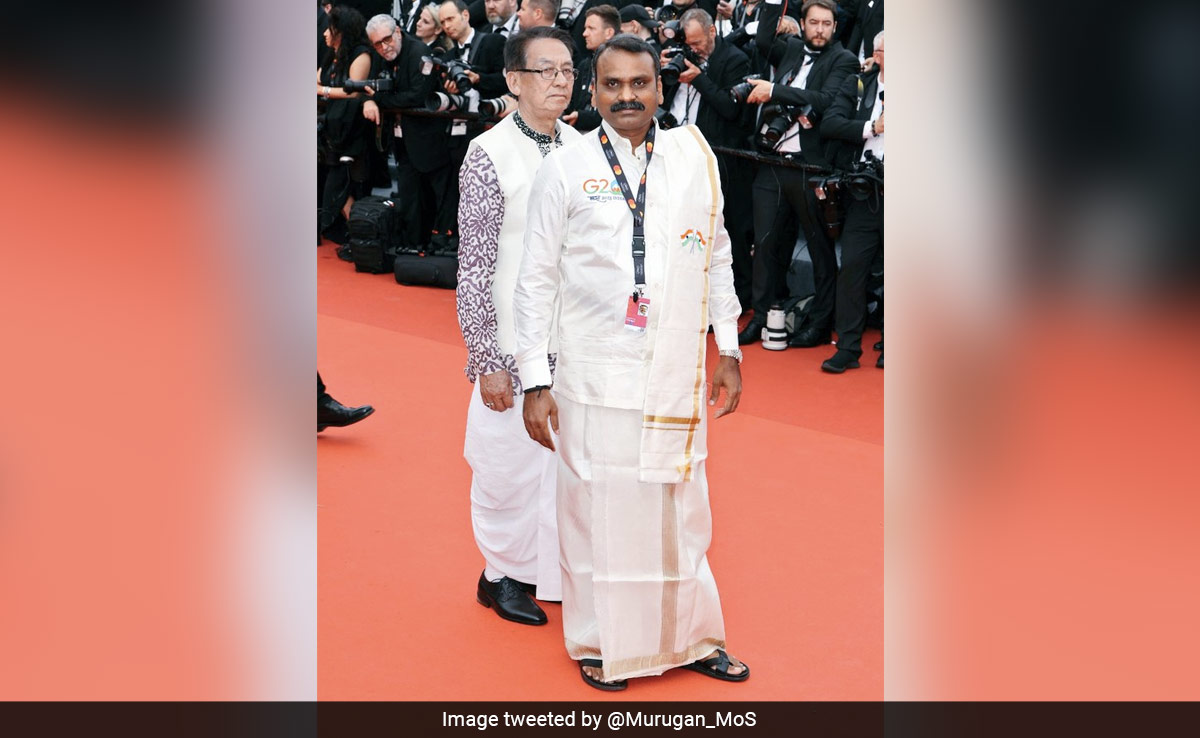 Watch: Minister L Murugan Inaugurates India Pavilion At Cannes Film Festival