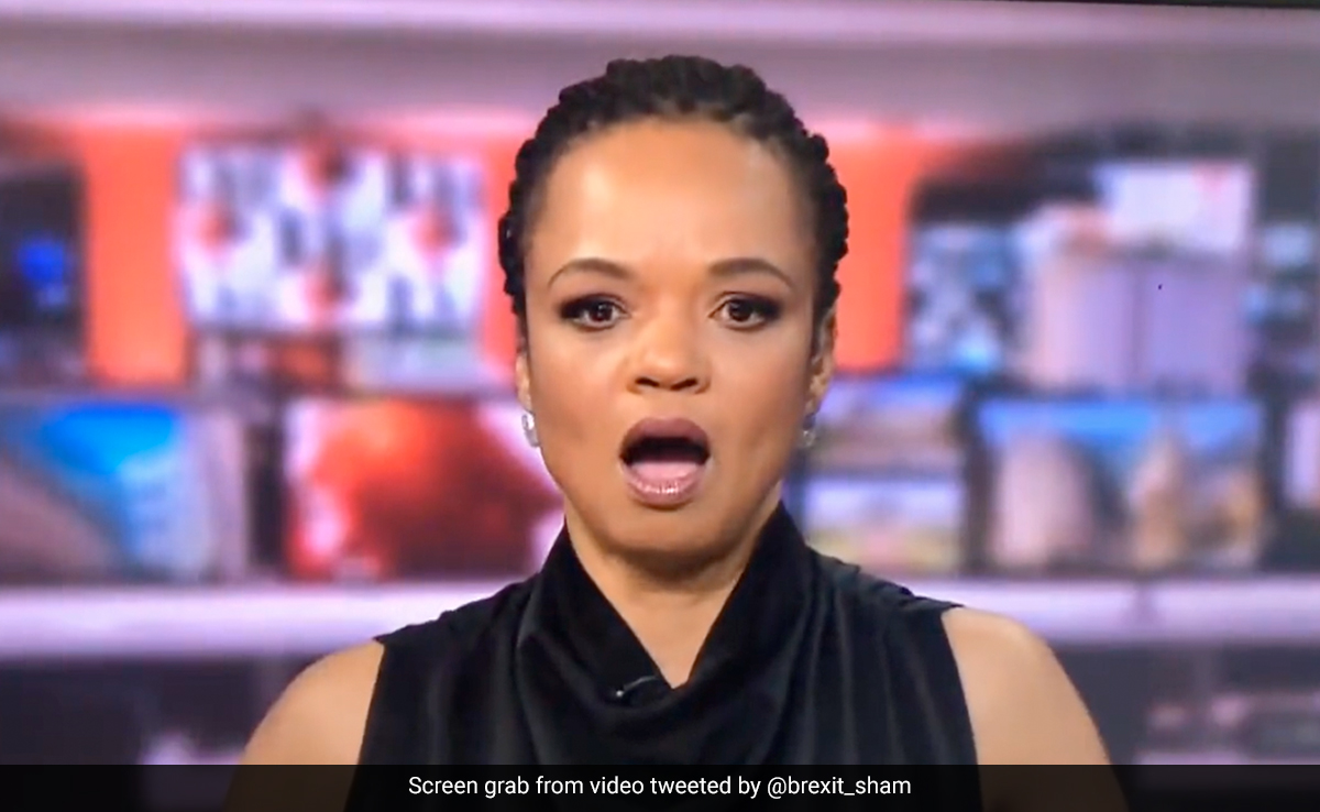 Watch: BBC Anchor's Hilarious Blunder Live On Air Goes Viral