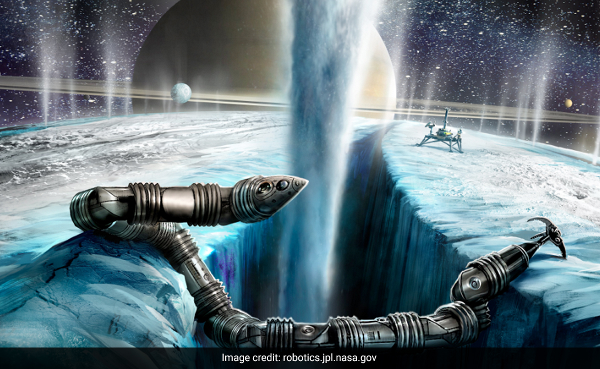 NASA Developing Snake-Like Robot To Discover Life On Saturn's Moon