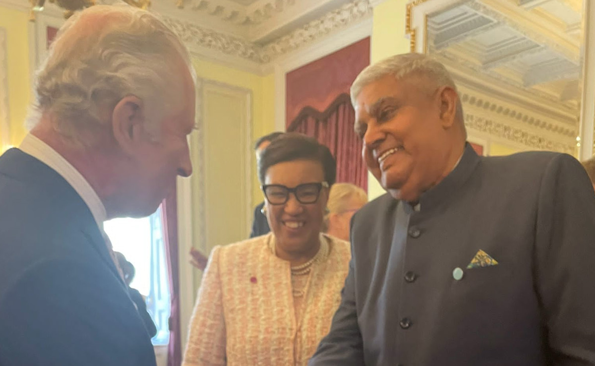 Jagdeep Dhankhar Congratulates King Charles On Coronation