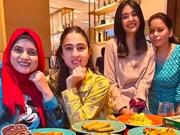 Sara Ali Khan Enjoys A Lavish Lucknowi <i>Dawat</i> Ahead Of Her Film's Release