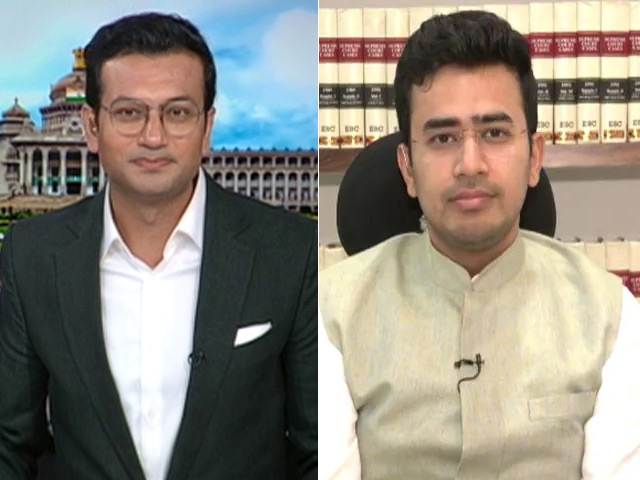 "Don't Celebrate Prematurely": BJP's Tejasvi Surya To Congress On Exit Polls