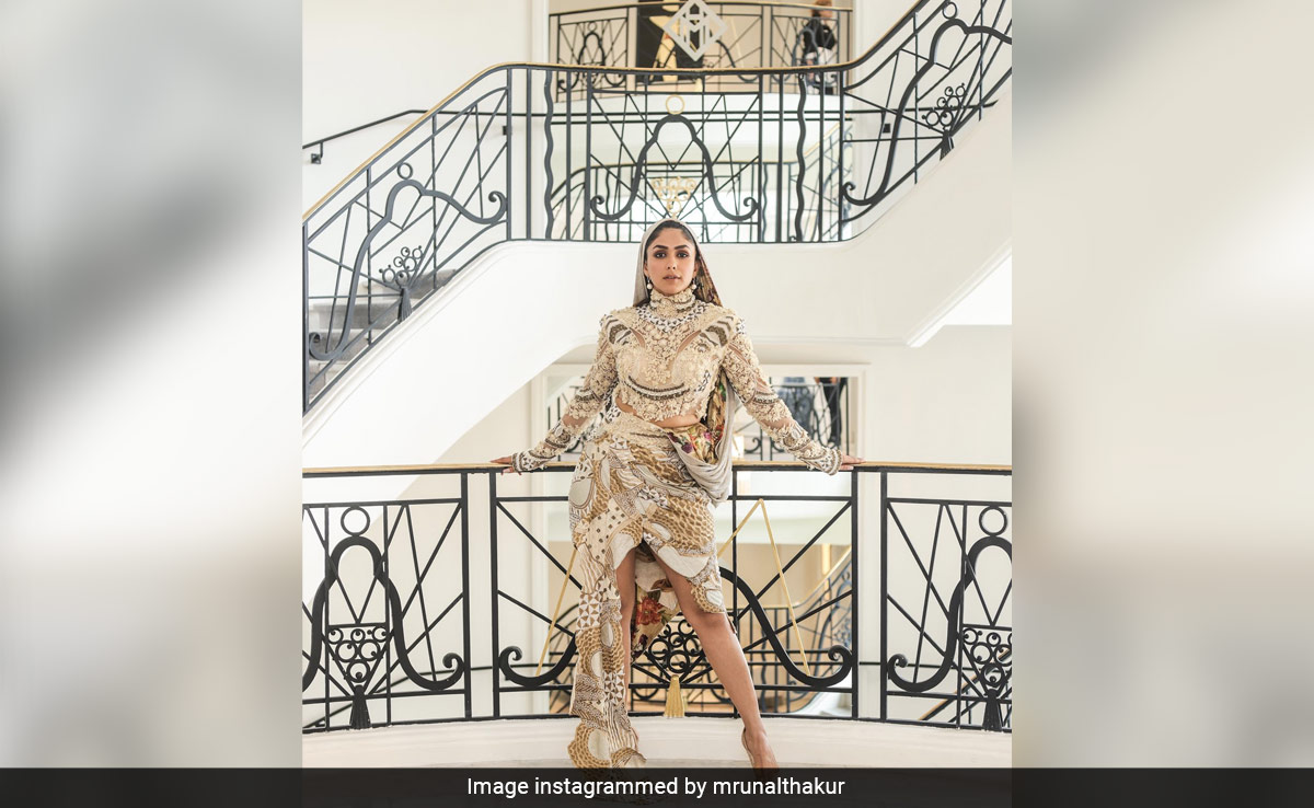 Cannes 2023: Style Chameleon Mrunal Thakur's "Hooded Glamour" Look Is Everything