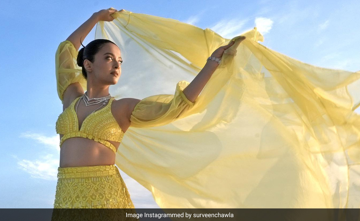 Cannes 2023: It Was All Yellow For Surveen Chawla