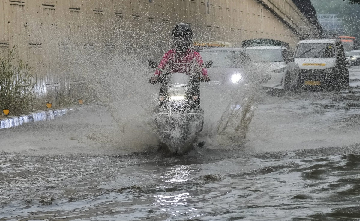 Delhi Sees Waterlogging, Traffic Jams After Heavy Rain