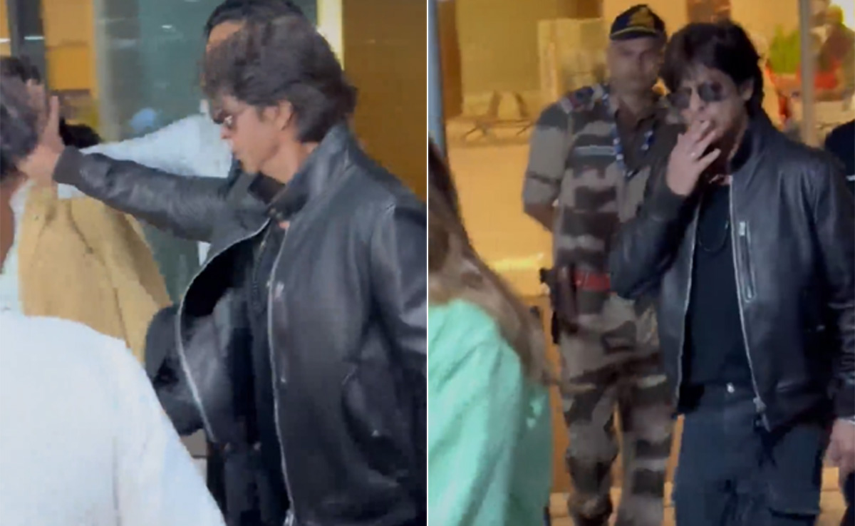 Viral: Shah Rukh Khan Pushes Away Hand Of Fan Trying To Click Selfie At Mumbai Airport. Watch