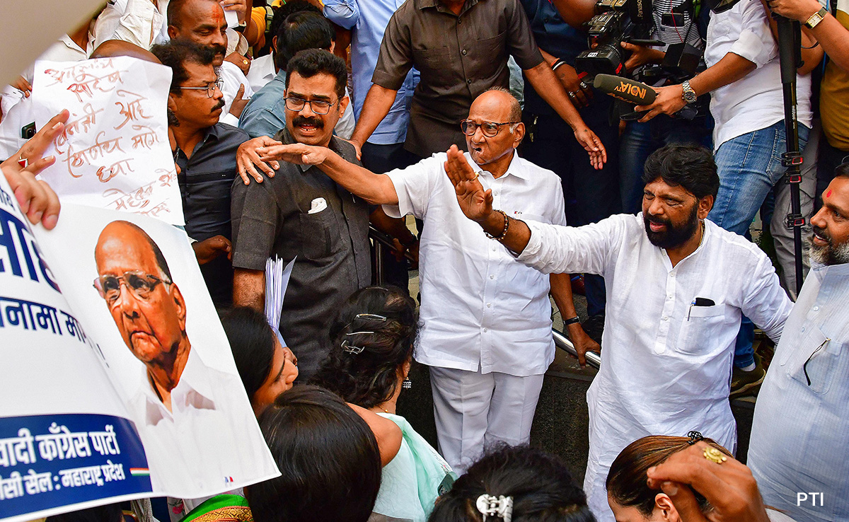 Sena's Scathing Take On "Many Who Wept" After Sharad Pawar's Shock Move