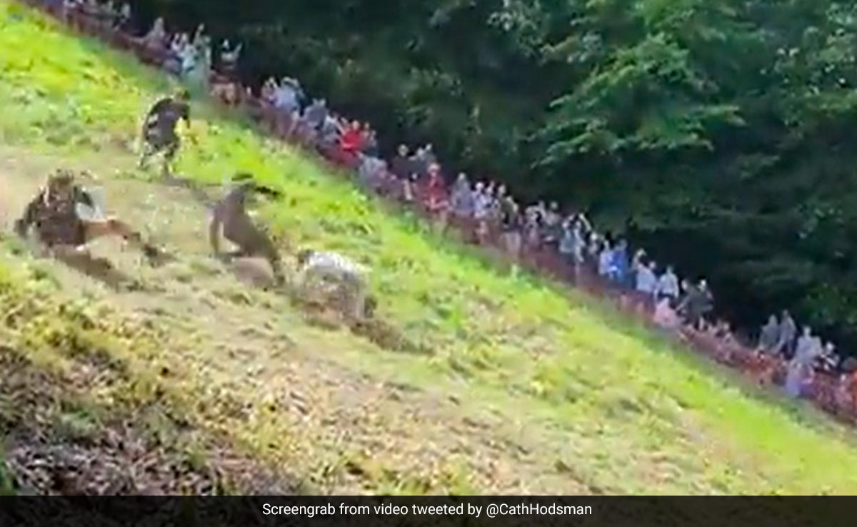 Woman Wins UK's Cheese Rolling Race After Being Knocked Unconscious During Chase