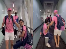 Joe Root के ब्रीफकेस पर सवार हुए युजवेंद्र चहल, मजाकिया अंदाज देख फैन्स बोले- लगा दिया काम पर Joe Root के ब्रीफकेस पर सवार हुए युजवेंद्र चहल, मजाकिया अंदाज देख फैन्स बोले- लगा दिया काम पर