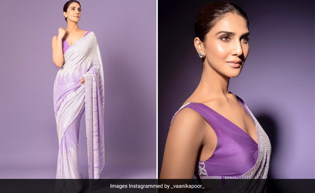 Vaani Kapoor Loves All That Bling When It Is A <I>Saree</i> Doused In Sequins