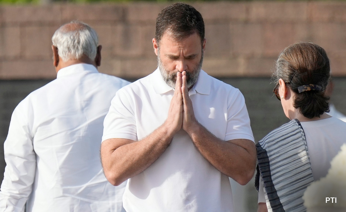 "Papa, You Are With Me...": Rahul Gandhi's Tribute To Rajiv Gandhi
