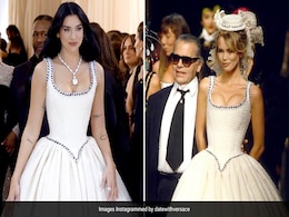 Dua Lipa Recreated Claudia Schiffer's Iconic Tweed Look From 1992 As A Vintage Chanel Bride Dua Lipa Recreated Claudia Schiffer's Iconic Tweed Look From 1992 As A Vintage Chanel Bride