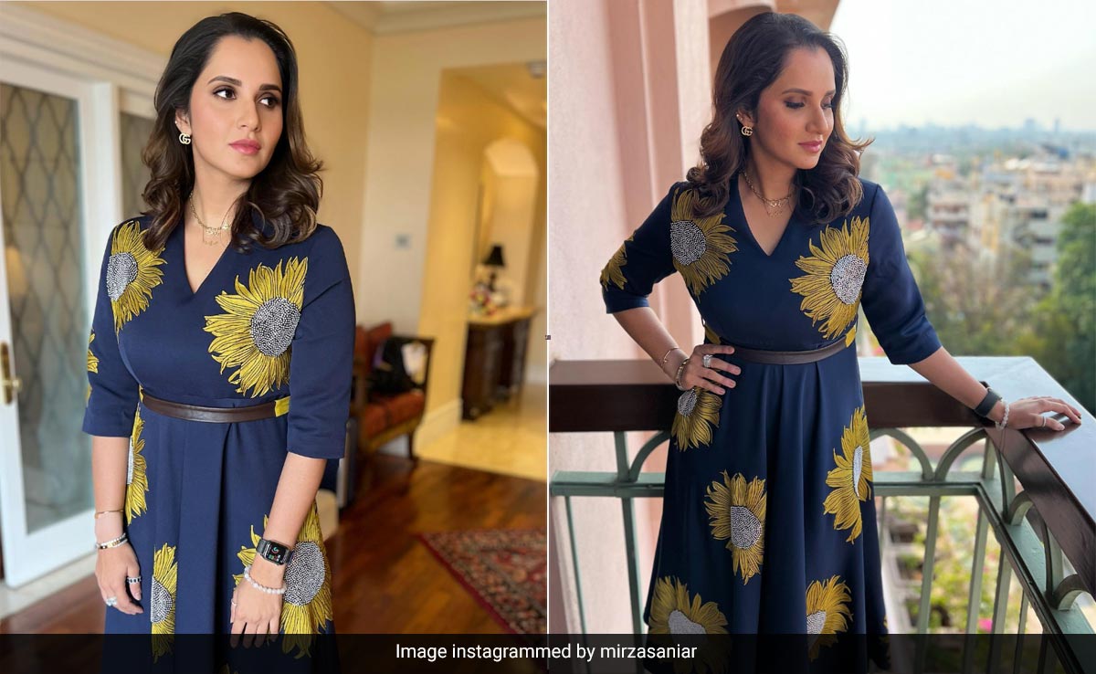 Sania Mirza In A Sunflower Printed Dress On A Summer Day Is "Always A Good Idea"
