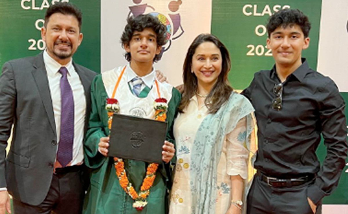 Madhuri Dixit Celebrated "Brilliant Star" Son Ryan's Graduation Like This