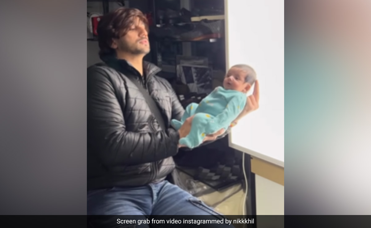 "Overwhelming Day": Man On Getting His 12-Day-Old Baby's Passport-Sized Photo Clicked