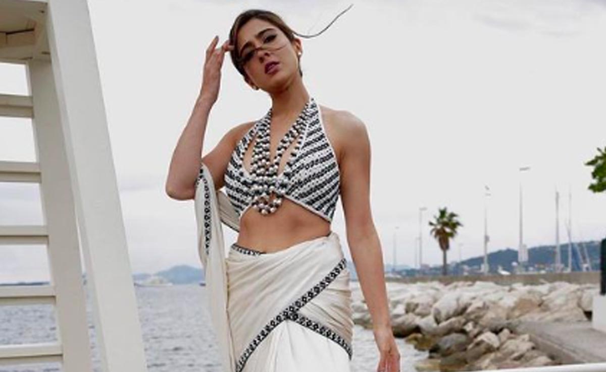 Cannes 2: Sara Ali Khan's Saree-But-Not-A-Saree Deconstructed By Abu-Sandeep
