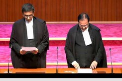 Justices Prashant Mishra, KV Viswanathan Take Oath As Supreme Court Judges Justices Prashant Mishra, KV Viswanathan Take Oath As Supreme Court Judges