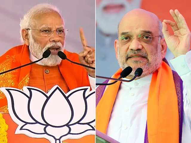 PM Modi, Amit Shah Hold Mega Roadshow In Karnataka
