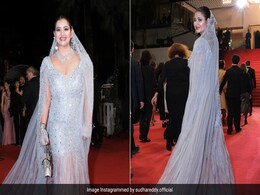 Cannes 2023: Sudha Reddy Takes A Chic Turn At Cannes In A Silver Gown With A Veil Cannes 2023: Sudha Reddy Takes A Chic Turn At Cannes In A Silver Gown With A Veil