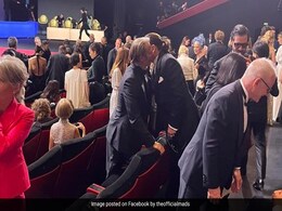 In Cannes, Grindelwald Met Grindelwald. The Internet Won't Pick Sides. See Johnny Depp-Mads Mikkelsen Pic In Cannes, Grindelwald Met Grindelwald. The Internet Won't Pick Sides. See Johnny Depp-Mads Mikkelsen Pic