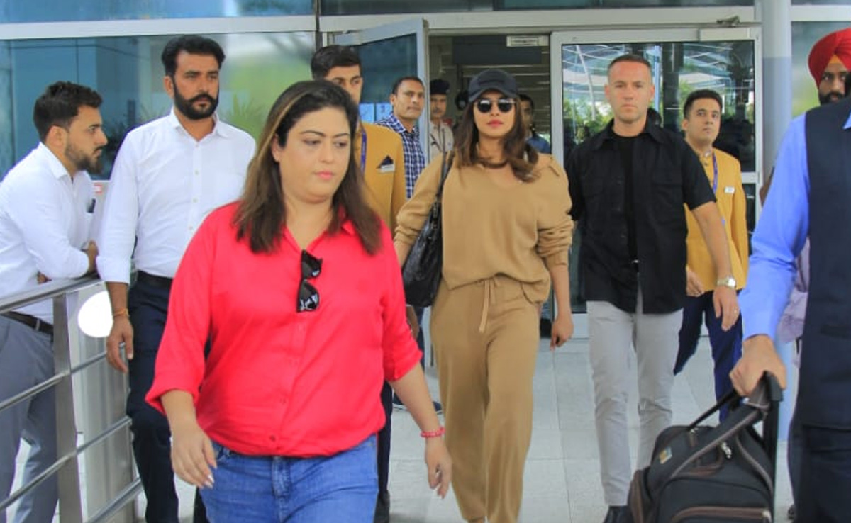 Priyanka Chopra Lands In Delhi Ahead Of Parineeti And Raghav Chadha's Engagement