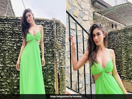 Mouni Roy In A Gorgeous Green Cutout Dress Looks Fresher Than A Meadow Mouni Roy In A Gorgeous Green Cutout Dress Looks Fresher Than A Meadow