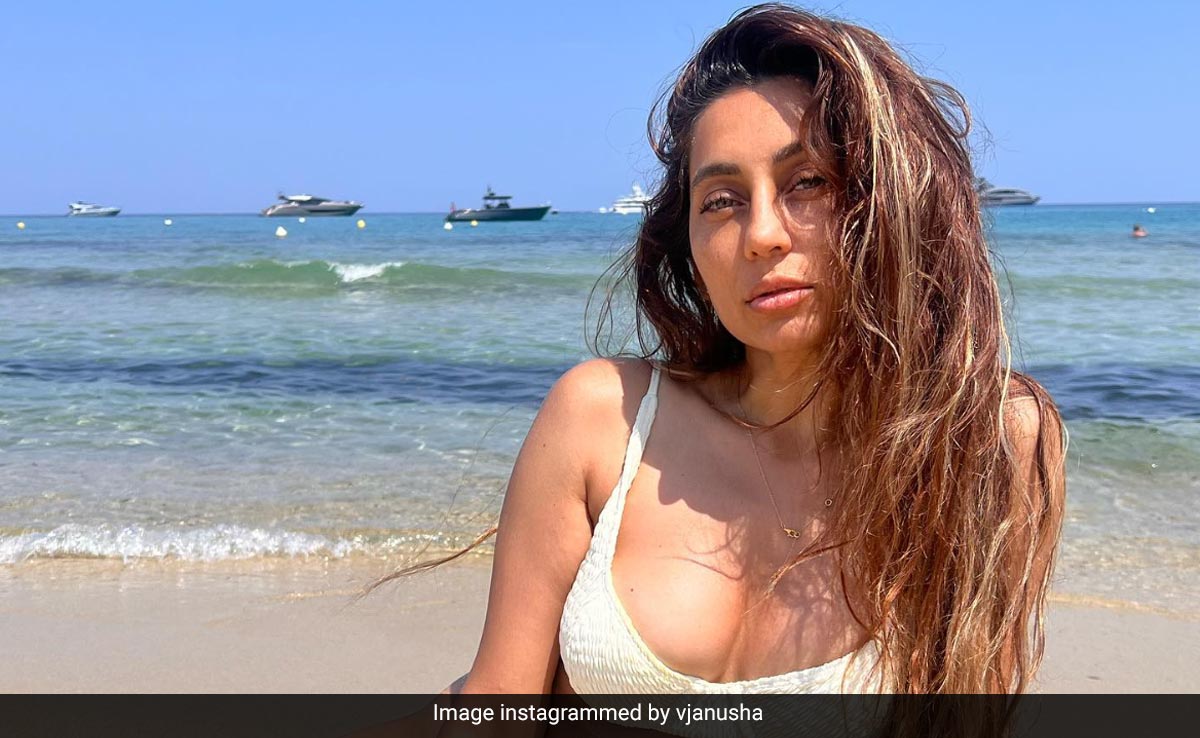 Anusha Dandekar's Seaside Summer In St Tropez Looks Mighty Good In A White Swim Set