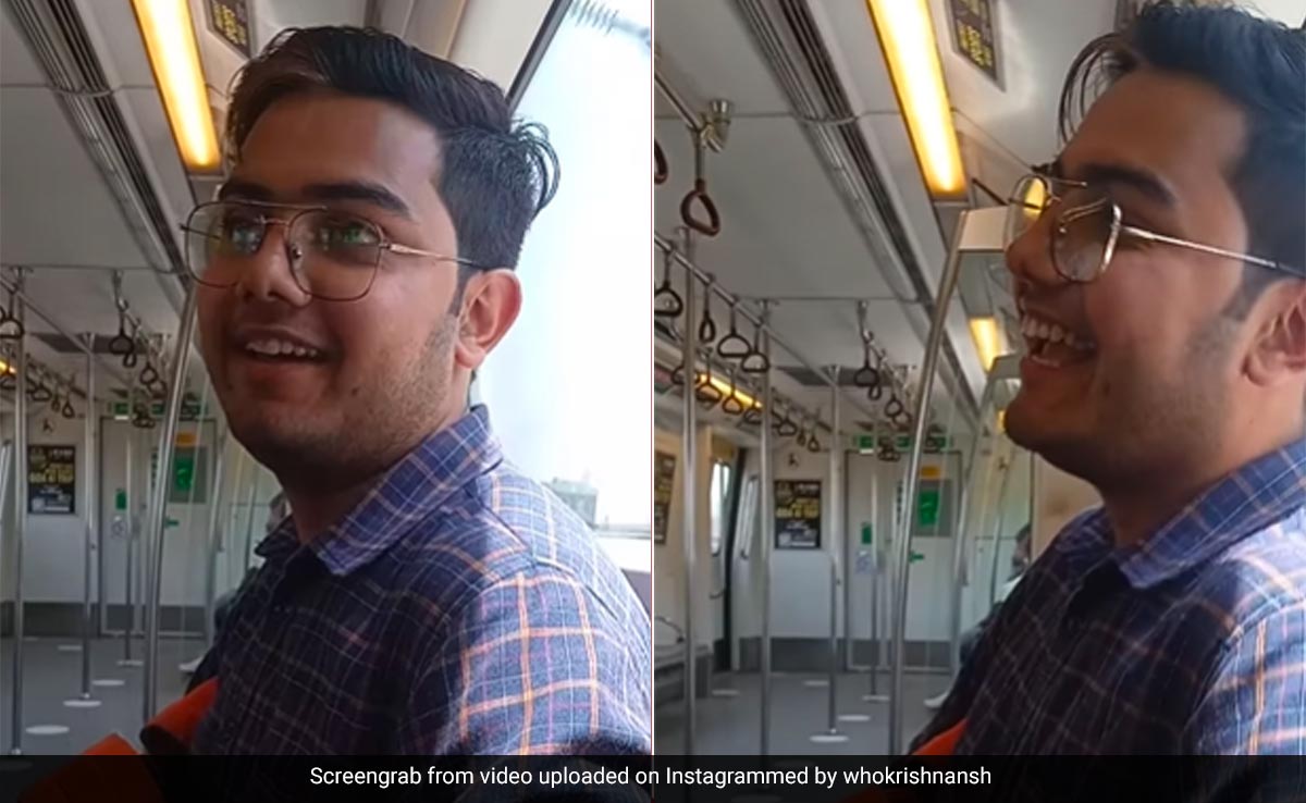Watch: Man Perfectly Mimics Delhi Metro Announcements, Internet Impressed By His Talent