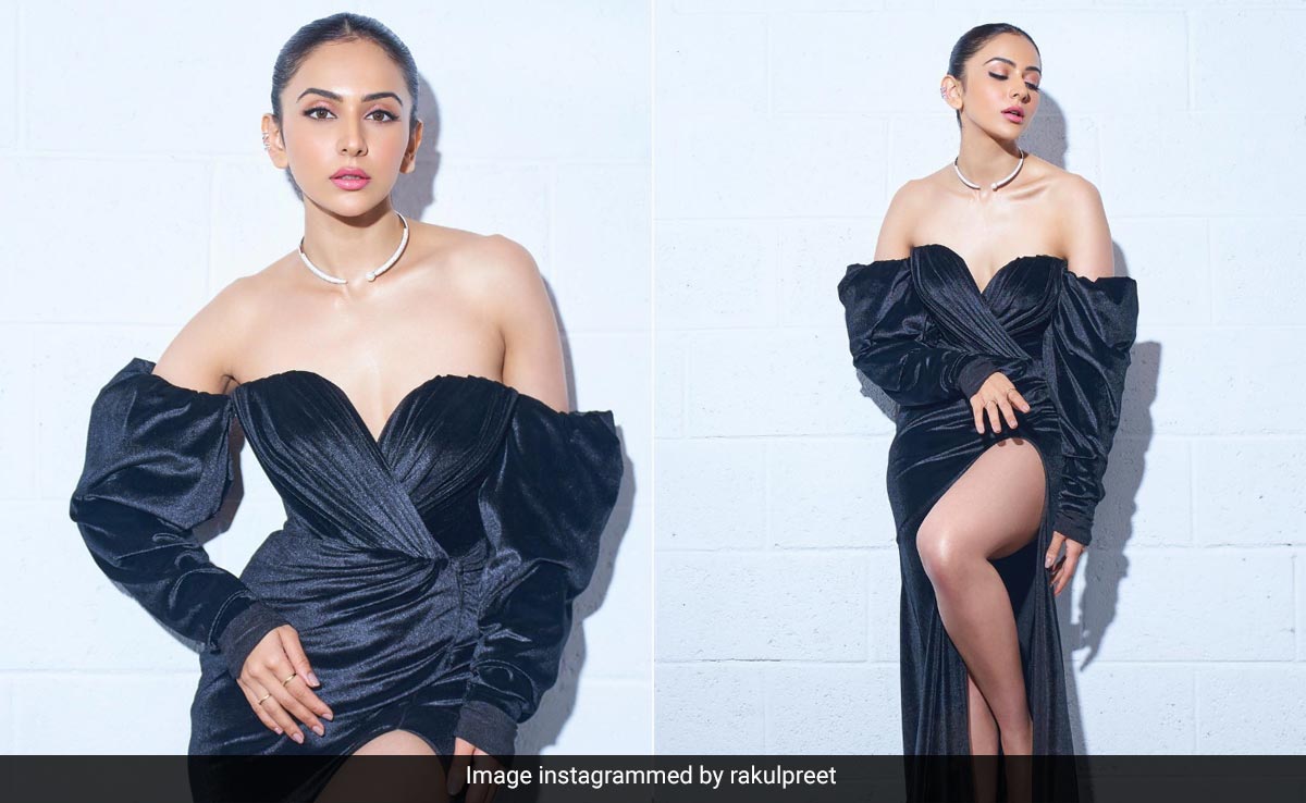 IIFA 2023: Rakul Preet Singh's Black Velvet Gown Shows How Versatile A Black Dress Can Be