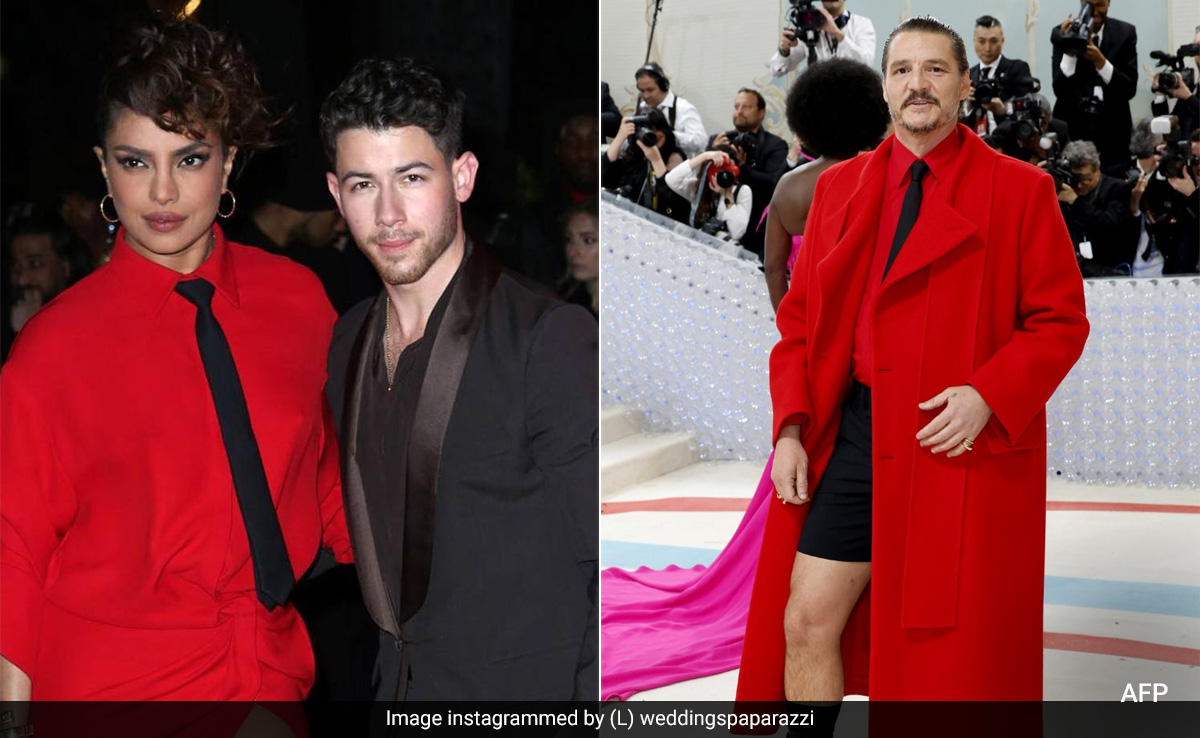 Turns Out That Priyanka Chopra And Pedro Pascal Both Nailed The Same Valentino Black Tie Look