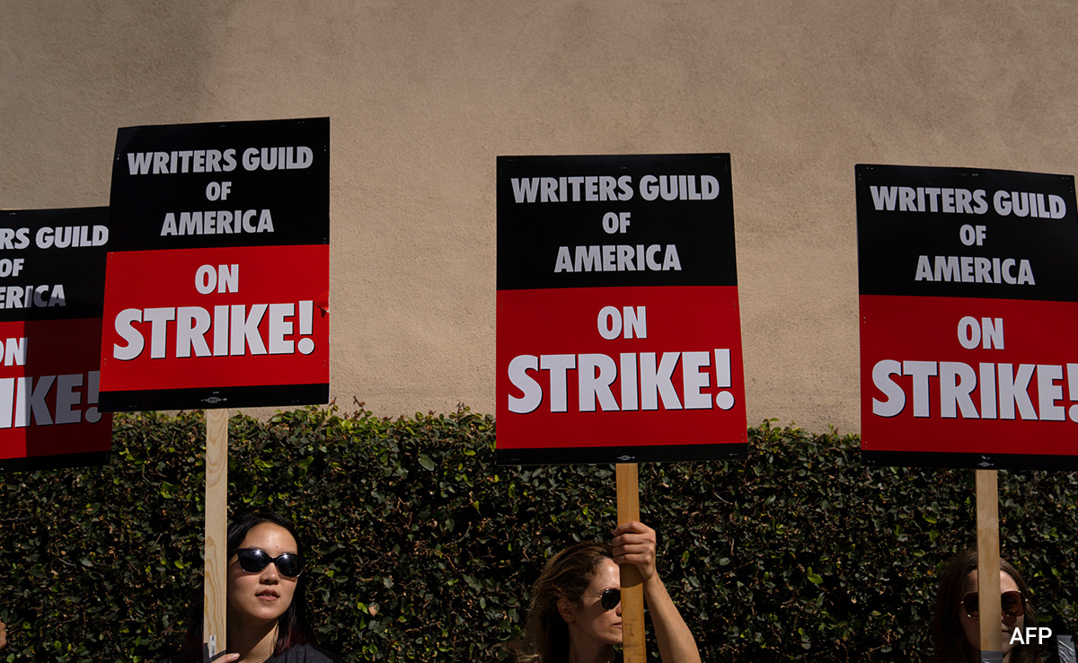 Picket Lines In Hollywood As Writers Begin Strike