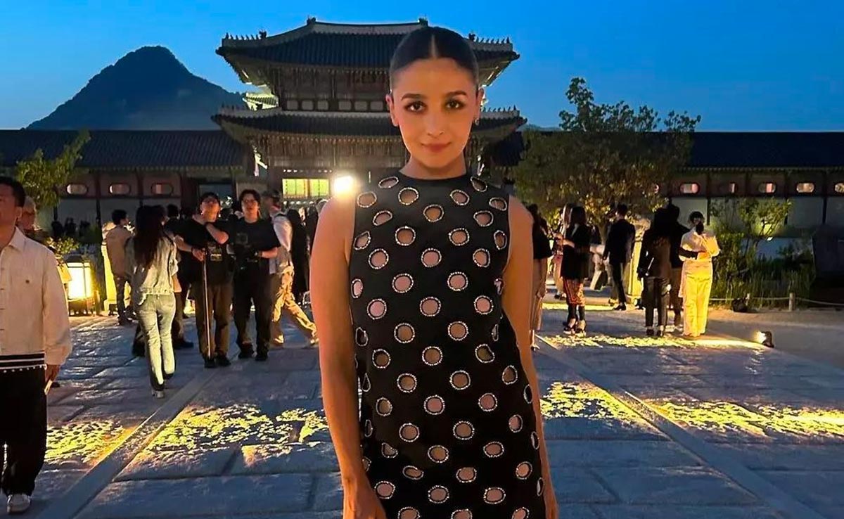 Gucci Cruise Show 2024: Alia Bhatt Goes The Little Black Dress Route With Cutouts For Her First Public Appearance As Brand Ambassador