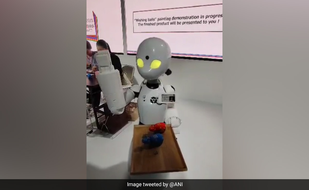 "Namaste to India": G7 Summit Robot Urges Indians To Visit Japan
