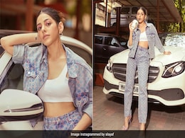Alaya Furniturewalla's Denim Co-Ord Set Makes Acing The Double Denim Trend Rather Believable Alaya Furniturewalla's Denim Co-Ord Set Makes Acing The Double Denim Trend Rather Believable