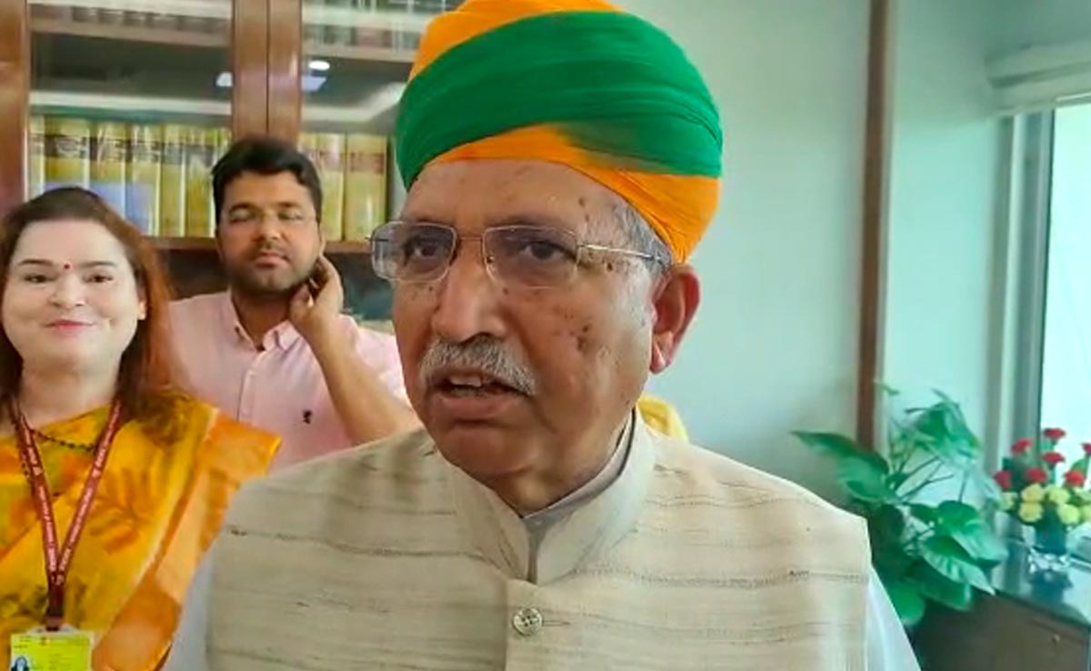 उदयनिधि स्टालिन के बयान पर बोले अर्जुन मेघवाल -" विपक्ष का काम सिर्फ सनातन धर्म के ख़िलाफ़ ज़हर उगलना "